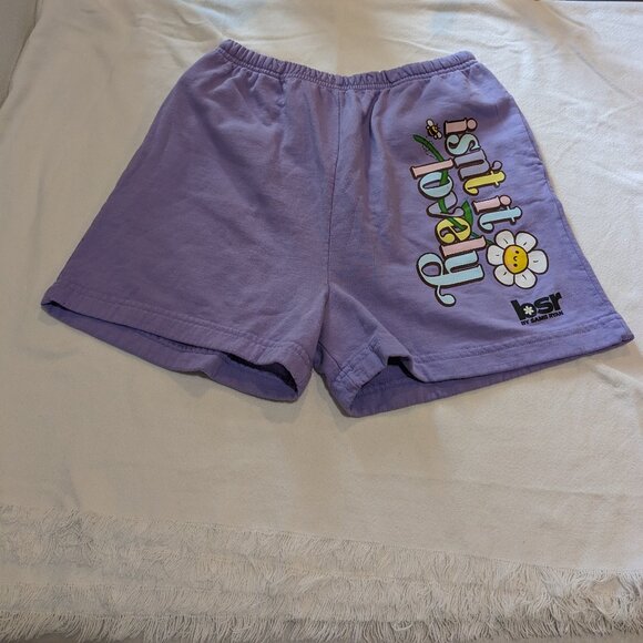 BSR Pants - Lavender Soft Shorts with Fun Print- BSR by Samii Ryan
